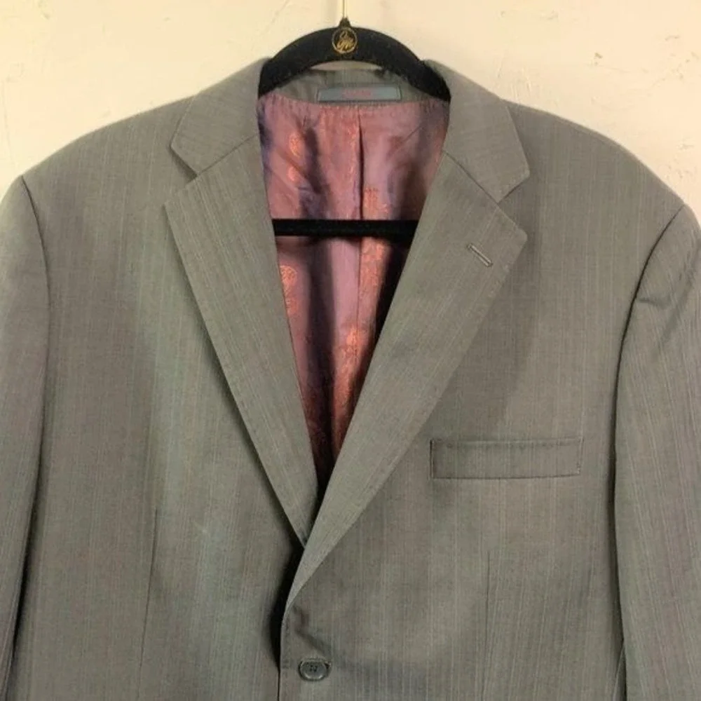 Ted Baker Endurance Jarrett Gray Two Button Wool Sports Coat Size 40R